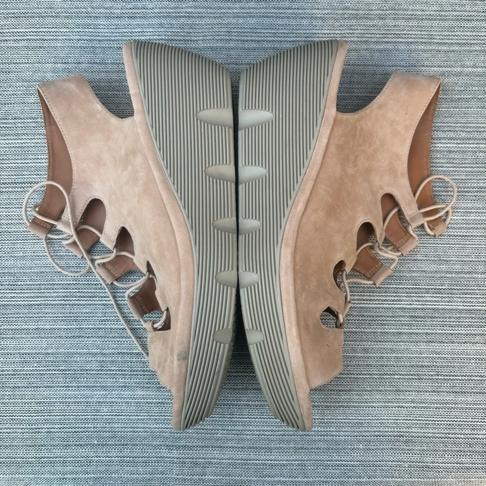 CLARKS Clarene Grace Wedge Peep Toe Sandals Size 11 Comfort Shoe